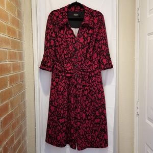 IGIGI Women's Plus Size Delsee Dress in Dark Red